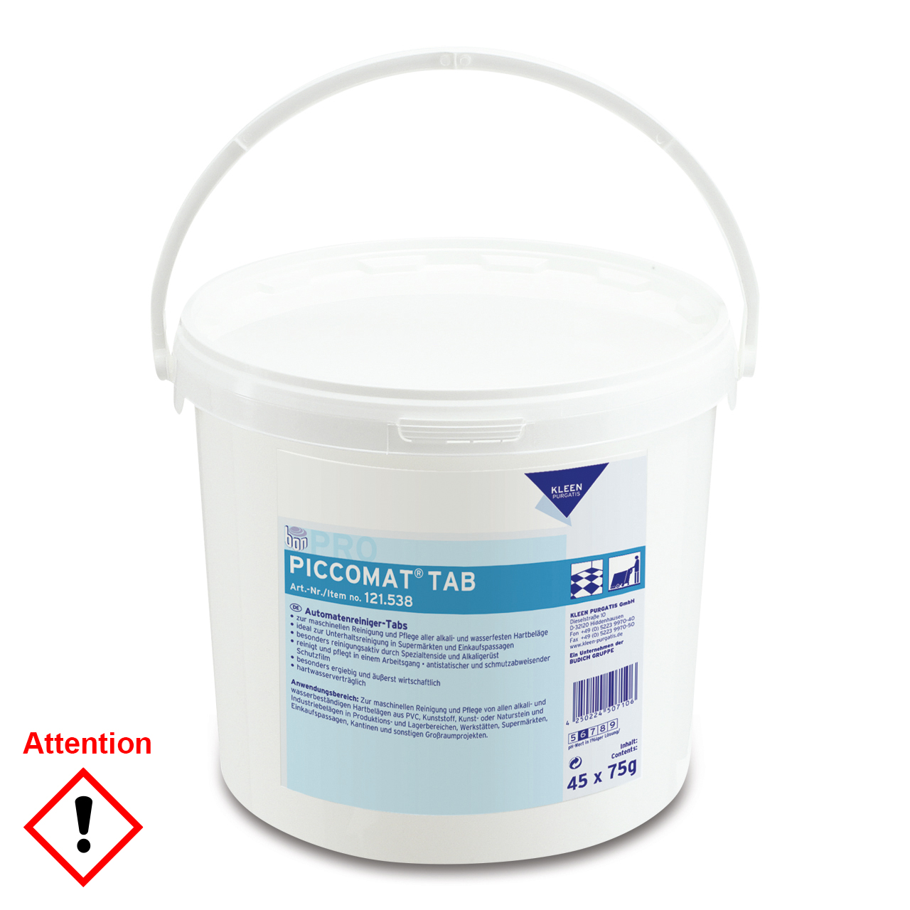 Piccomat Tab, Automatenreiniger, 45x75 g