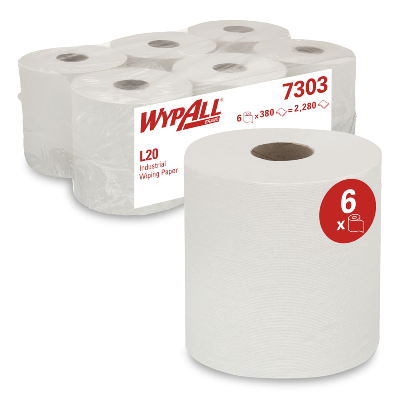 WypAll® L20 Wischtücher - Zentralentnahme
