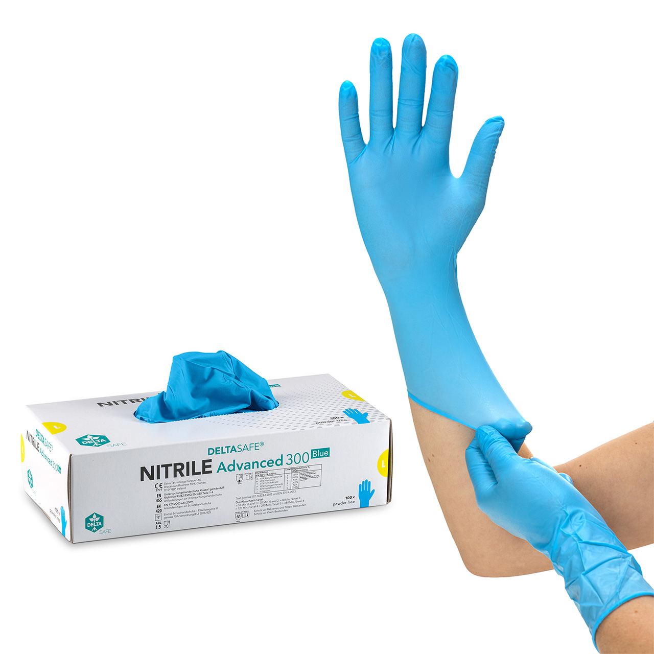 DELTASAFE® NITRILE Advanced 300 Blue, 300 mm