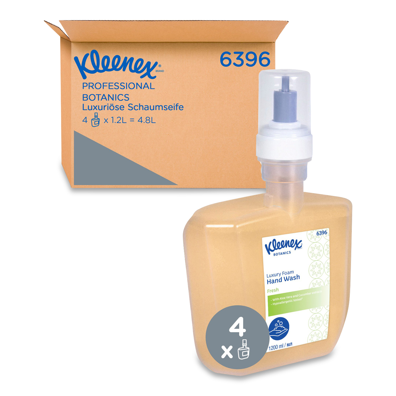 Kleenex® Botanics™ Fresh Luxus-Schaumhandreiniger