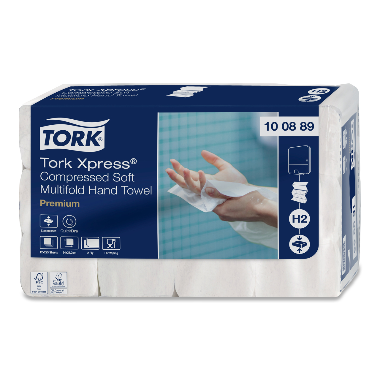 Tork Xpress® Komprimierte Weiche Handtücher